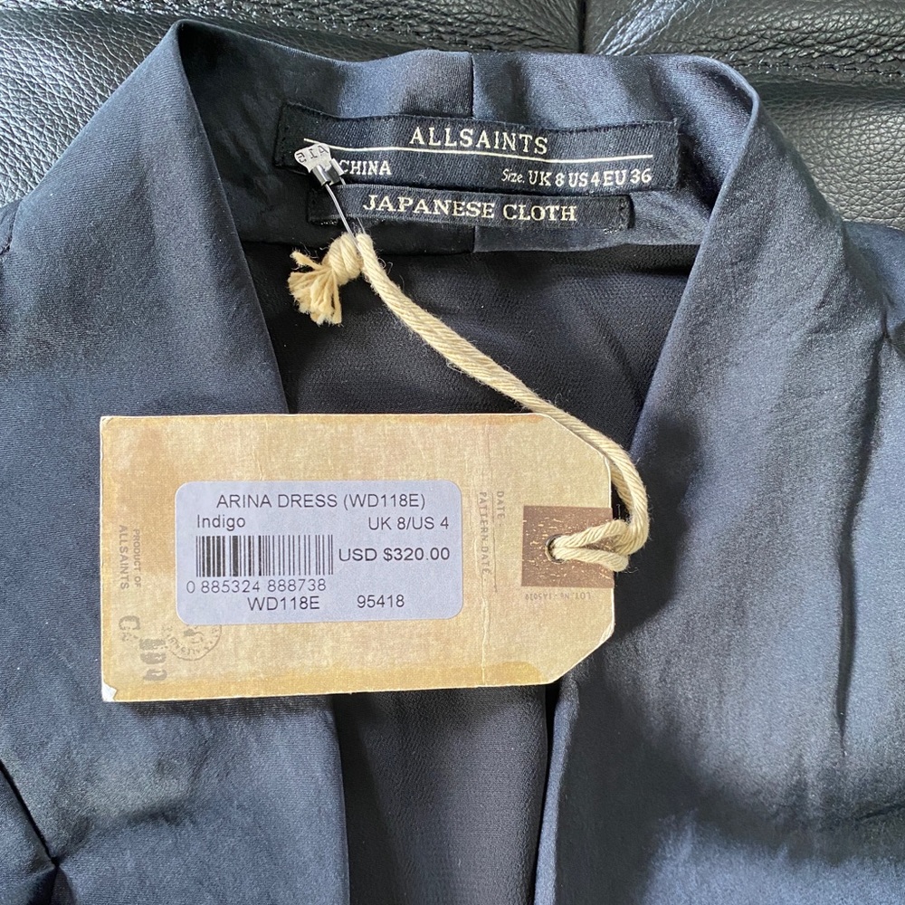 All Saints Ariana Dress Size 4 - Picture 5 of 16